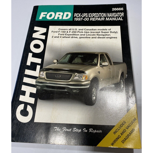 Vintage Ford Pick-ups, Expedition, and Navigator, Repair Manual For 1997-00 - Picture 1 of 9